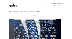 Desktop Screenshot of gentlemenrepublic.com