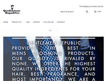 Tablet Screenshot of gentlemenrepublic.com